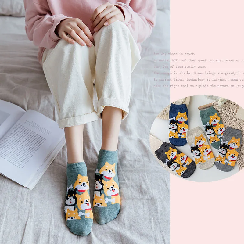 

5 пар/партия, женские хлопковые носки