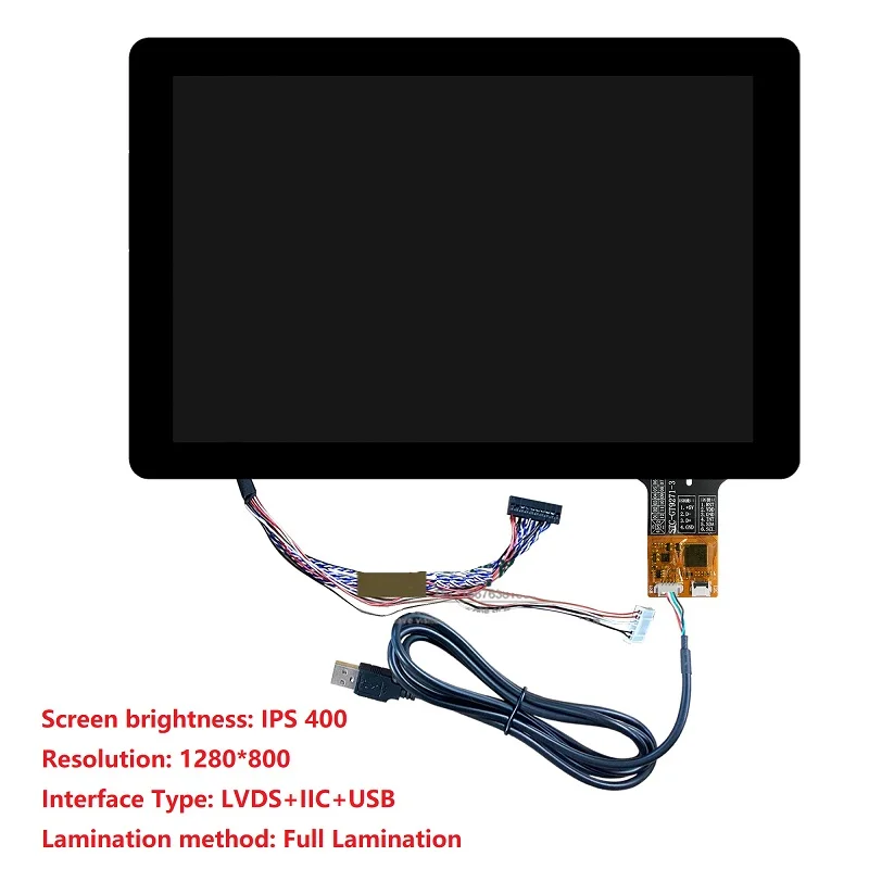 Imagem -04 - Capacitivo Touch Screen Mais Lcd tipo de Interface: Edp Lvds Iic Usb Rs232 Múltiplas Resoluções 4.3 10.1 13.3 15.6 Gt911