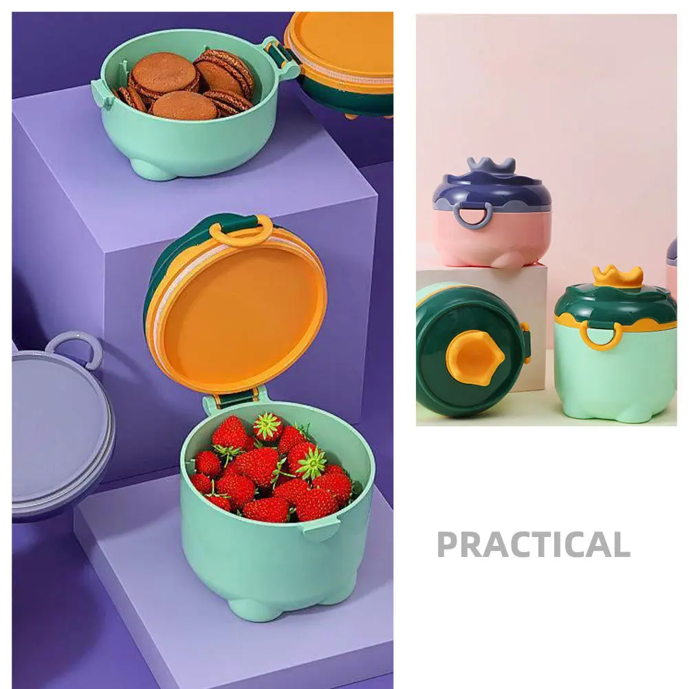 

Baby Formula Dispenser Leak Proof Portable Plastic Milk Powder Container with Scoop Travel Milk Powder Storage Box Baby Food