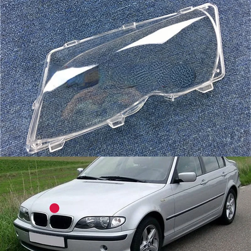 For BMW 3 Series E46 1999-2005 car accsesories Lampshade Headlamp Shell Headlight Cover Lens Plexiglass