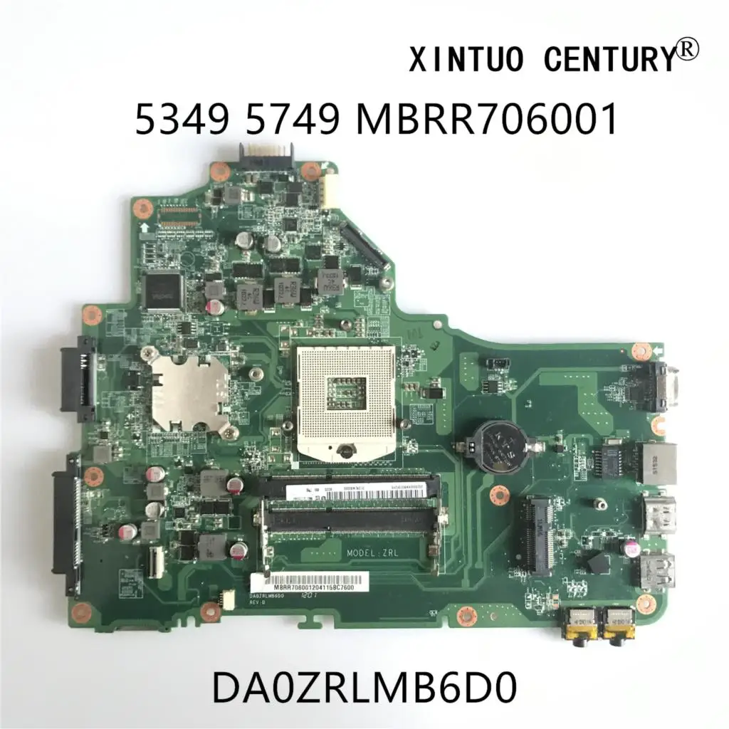 

MBRR706001 For Acer Aspire 5349 5749 Motherboard MB.RR706.001 DA0ZRLMB6D0 Mainboard HM65 HD3000 DDR3 100% tested working