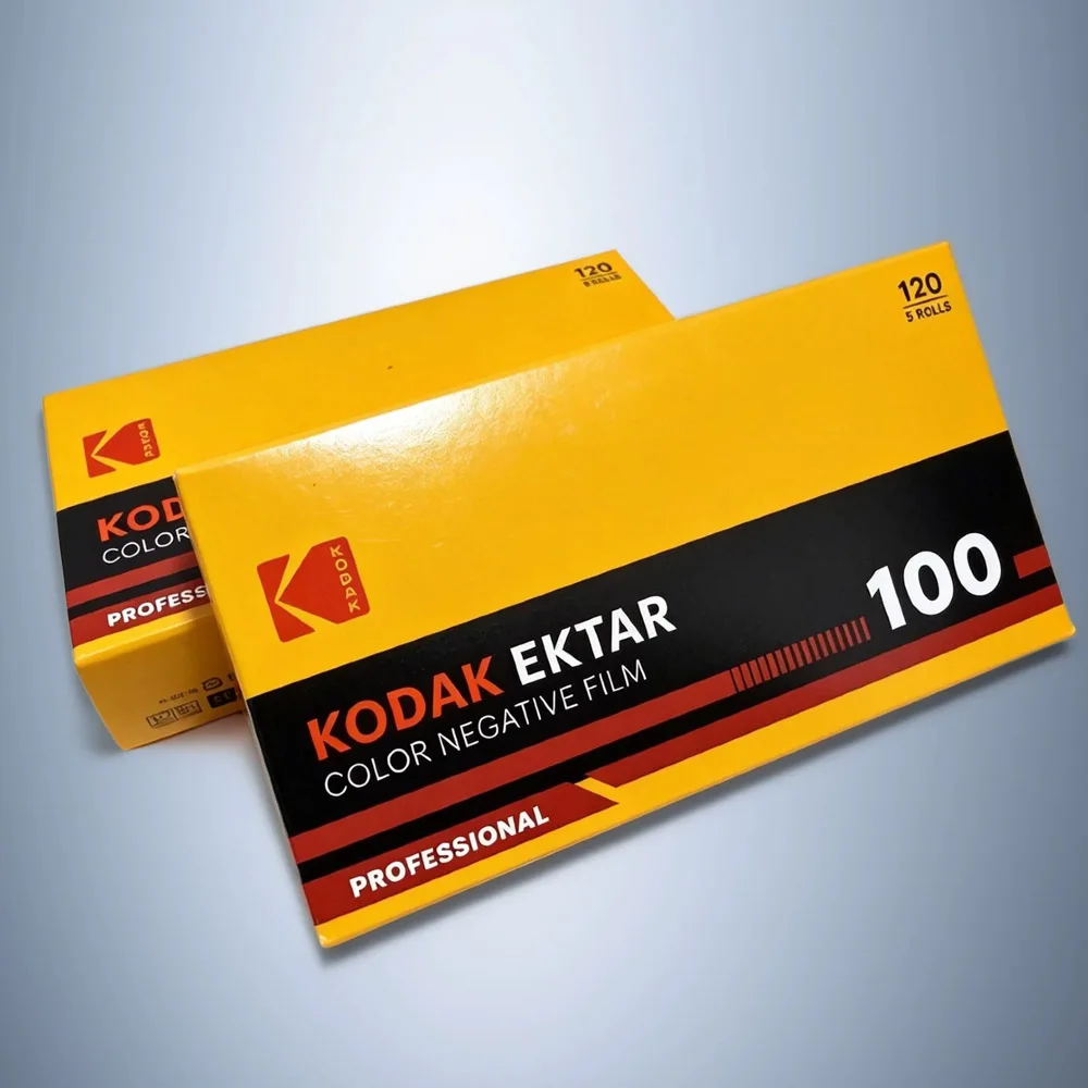 In Stock Kodak 1-5 Roll Ektar 120 Color Negative Film New Packaging Professionale Suitable For Fujifilm Kodak 120mm Film Camer
