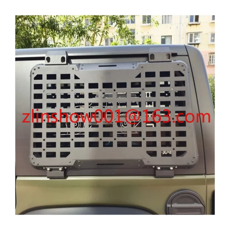 Rear Side Window Molle Panel Modular Storage Rack System Hanging Bag Side Window Expansion Racks  for Jeep Wrangler JL