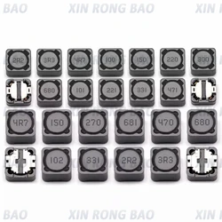 10PCS CDRH127 CD127R Power Inductor 2.2/3.3/4.7/6.8/10/15/22/33/47/68/100/150/220/330/470UH SMD Inductance CD127 12*12*7mm