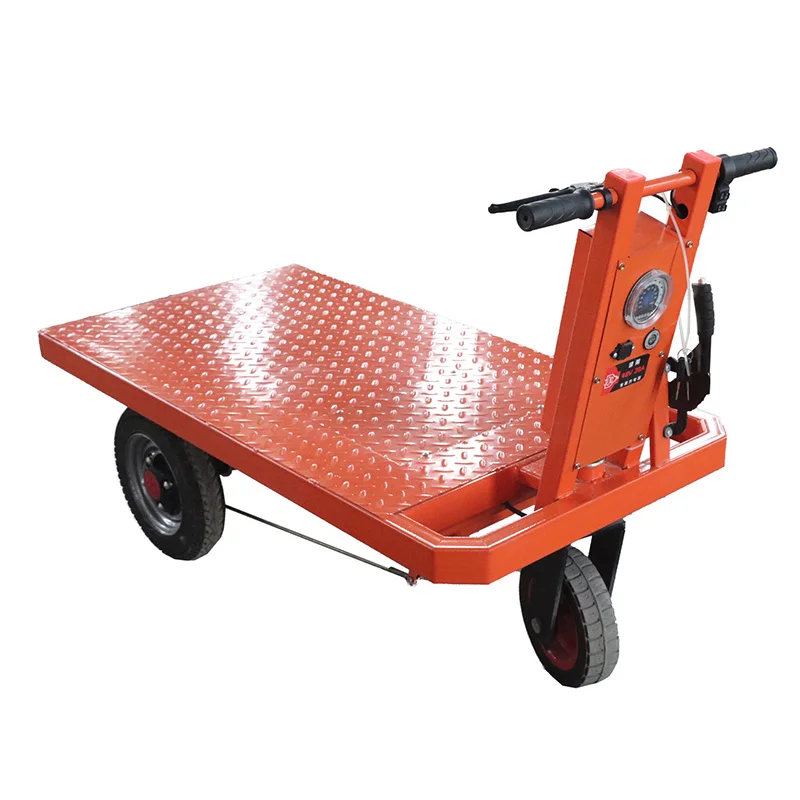 

JIN YANG HU Mini Electric Flatbed Trolley with a load capacity of 260 kg Flexible 3-wheel transport Platform Truck