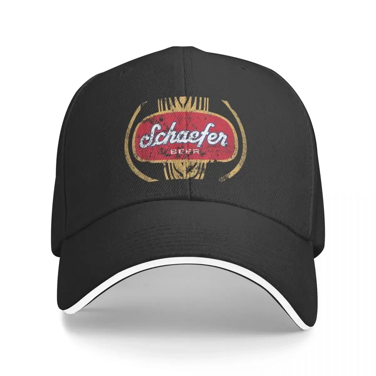 Schaefers Beer T-Shirt Baseball Cap Snap Back Hat Trucker Cap Bobble Hat Male Women's