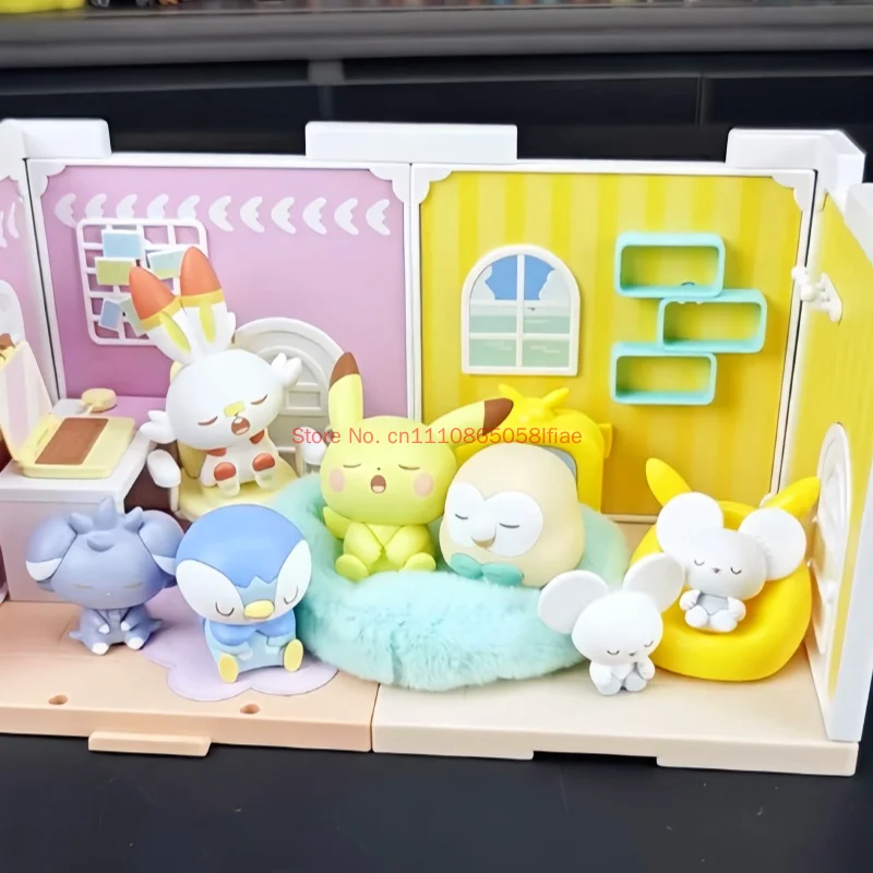 New Genuine Sweet Dream Little Nap Series Blind Box Cute Trendy Twin Rat Anime Figures Desktop Ornament Mystery Boxes Toys Gifts