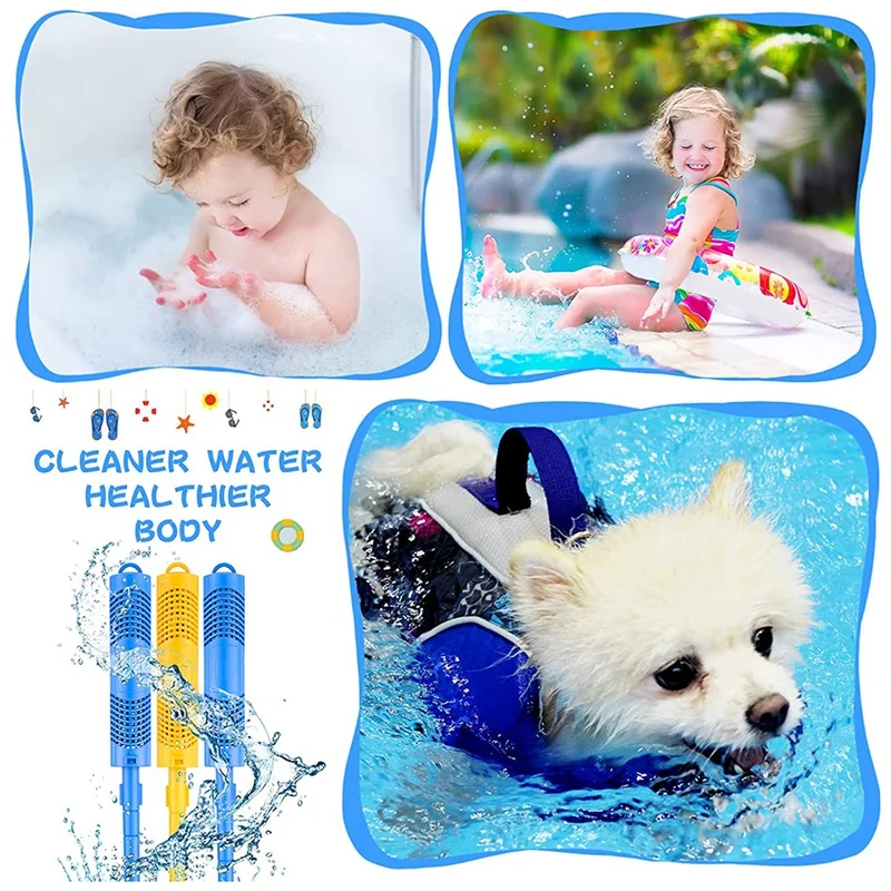 스파 인 필터 미네랄 스틱 부품, 온수 욕조 스파 수영장 물고기 연못 필터 카트리지용 미네랄 스틱, 3 개