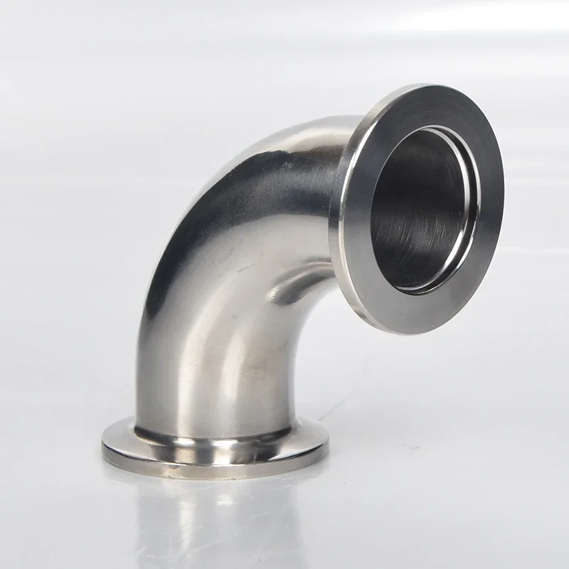 

KF40(NW40) 90 Degree Elbow Flanges Adapter Vacuum Bend Pipe Vacuum Flange Fitting Tube Curved Sanitary Elbow Stainless Steel 304