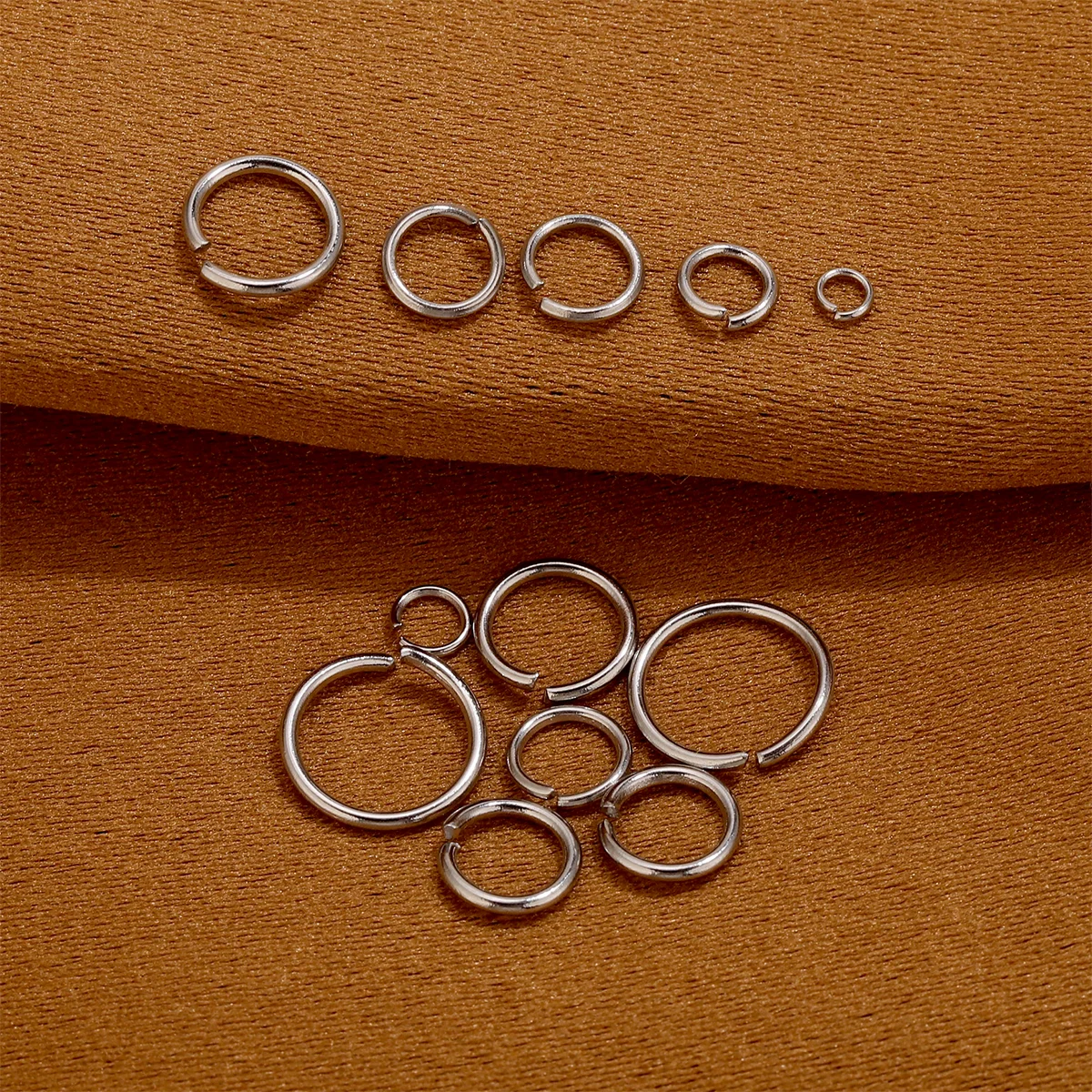 200pcs Stainless Steel Open Jump Rings for DIY Jewellery Making