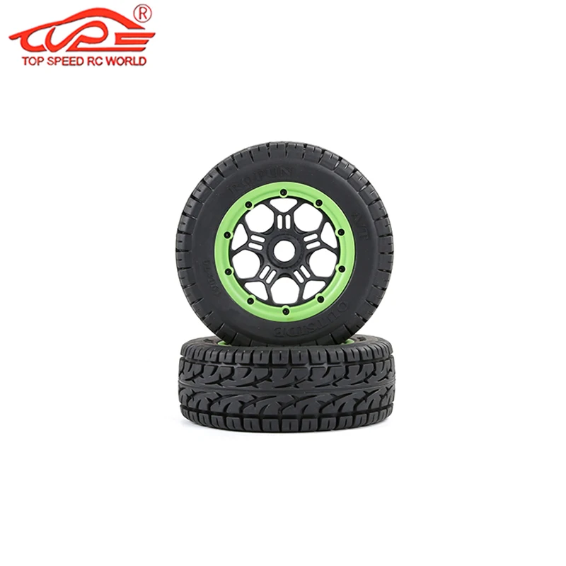 Upgrade Parts ALL TERRAIN TYRES WITH WHEEL HUB BEADLOCKS RING KIT for 1/5 SCALE LOSI 5IVE T ROFUN ROVAN LT KM X2 SLT/V5/ BAHA 5S