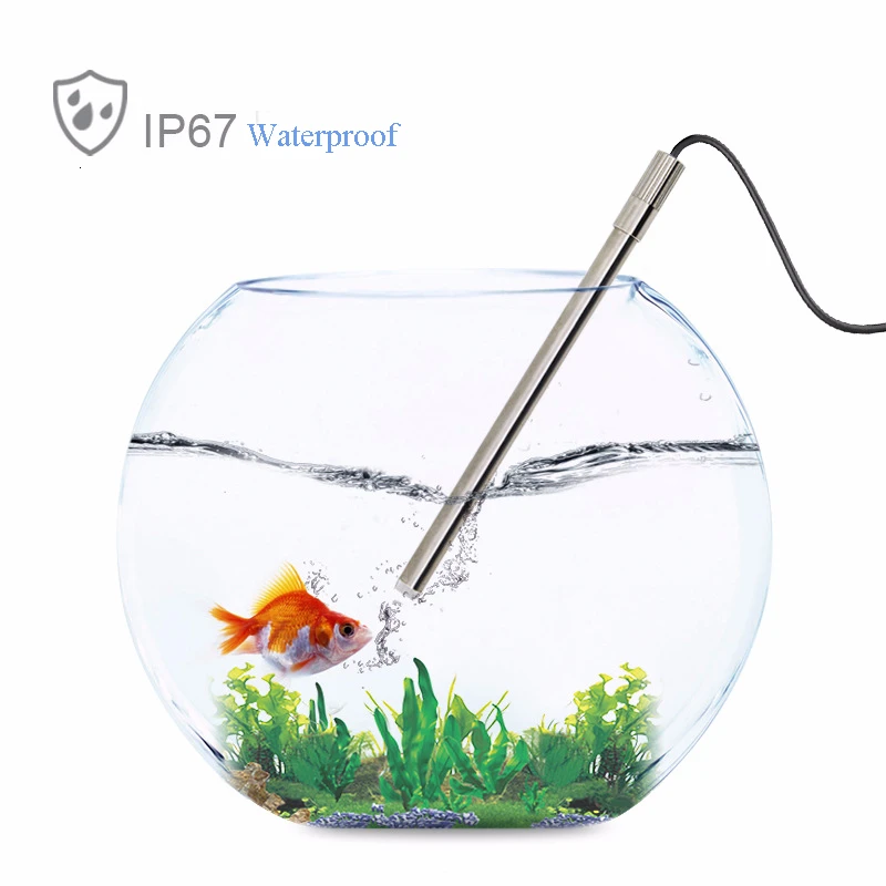 Microscope numérique 3 en 1 1080P USB caméra Endoscope IP67, 1.0 mp 10X à 200X loupe sur pied, Windows Android MAC