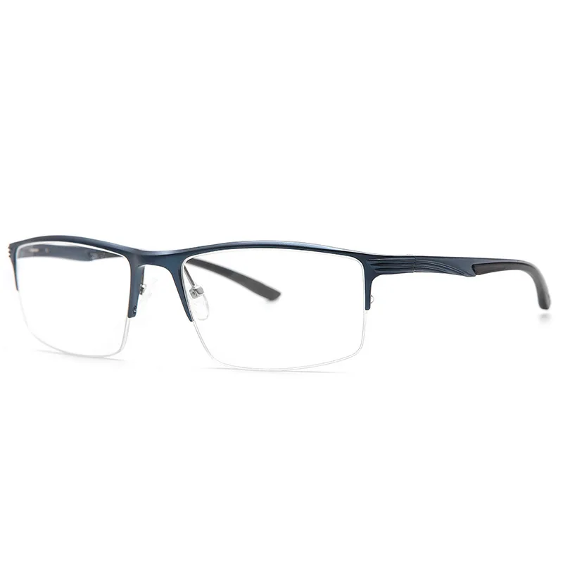 HDCRAFTER 155mm Man Glasses Frame Wide Face Half RimTitanium Customized Prescription Eyeglasse Opticals Myopia Reading Frames