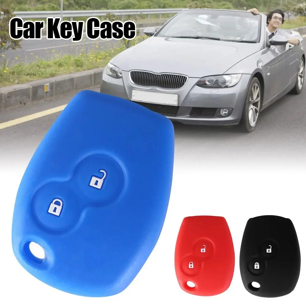 Silicone Car Key Case Cover 2 Buttons For Renault/Kangoo/ Dacia/Scenic/Megane/Sandero/Captur/Twingo/Modus