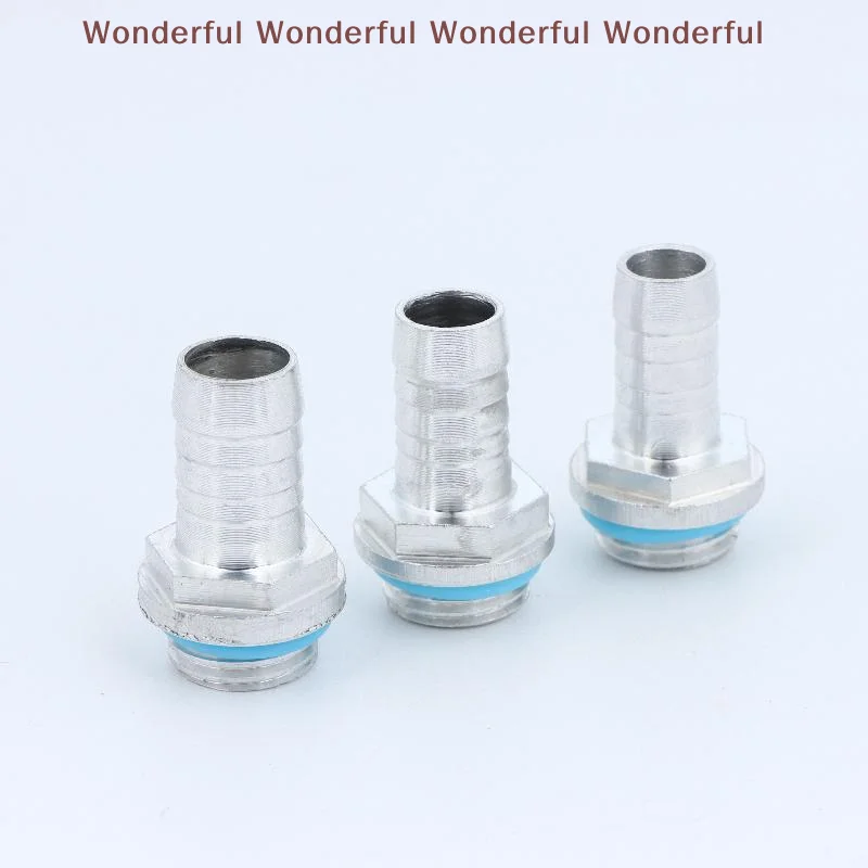 1pcs PC Water Cooling Barb Fitting Two-Touch Fitting G1/4 Thread HosePagoda Connector Outer Diameter 4MM-12MM For Water Cooling