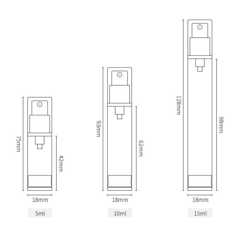 ขวดใส่โลชั่นสเปรย์สุญญากาศ5มล. 10มล. 15มล. ภาชนะบรรจุเครื่องสำอางสำหรับเดินทางขวดปั๊มโลชั่นขวดครีมหน้าขวดสุญญากาศดูแลผิว