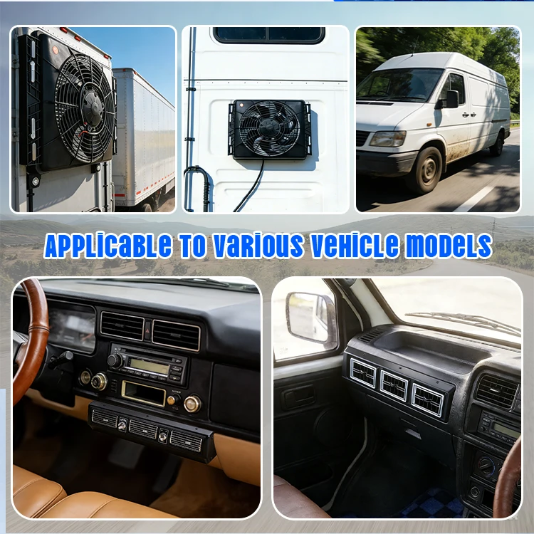 

12V/24V Universal Caravan AC Unit Compact Automotive Air Conditioning System for Car Mini Car Air Conditioner Universal System