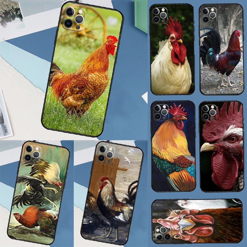 Cock Haan Kip Case Voor Samsung Galaxy S25 Ultra S20 S21 S22 S23 S24 Ultra S9 S10 Plus S25 FE Cover Coque