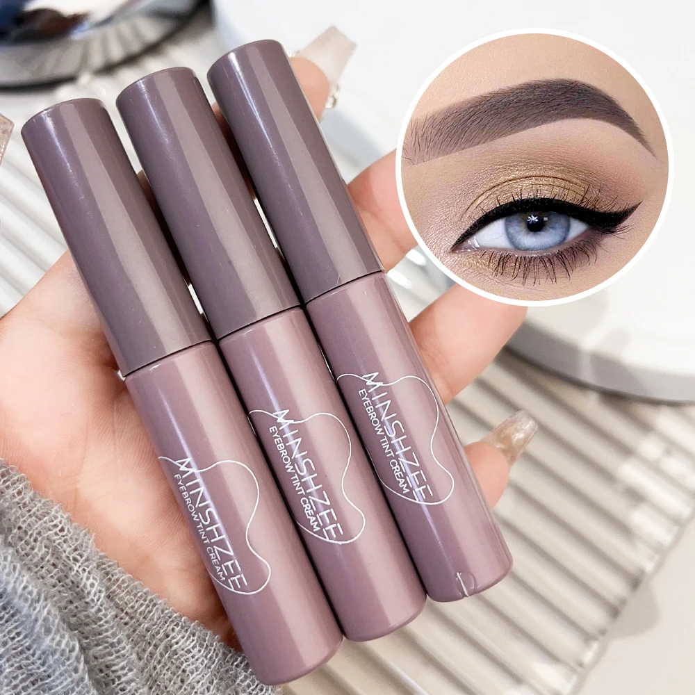 Flüssiges Färben Augenbrauen tönung wasserdicht dauerhafte flüssige Enhacer Farbstoff Augenbrauen gel Creme schwarz natürliche Mascara Tönung Make-up Kosmetik