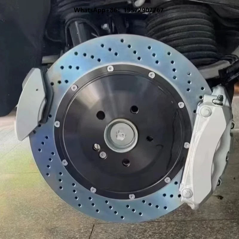 Big Rear Hand  Calipers with 355/380mm One-pieces Disc R19 R20 for Gtr R35 W167 G30 540i