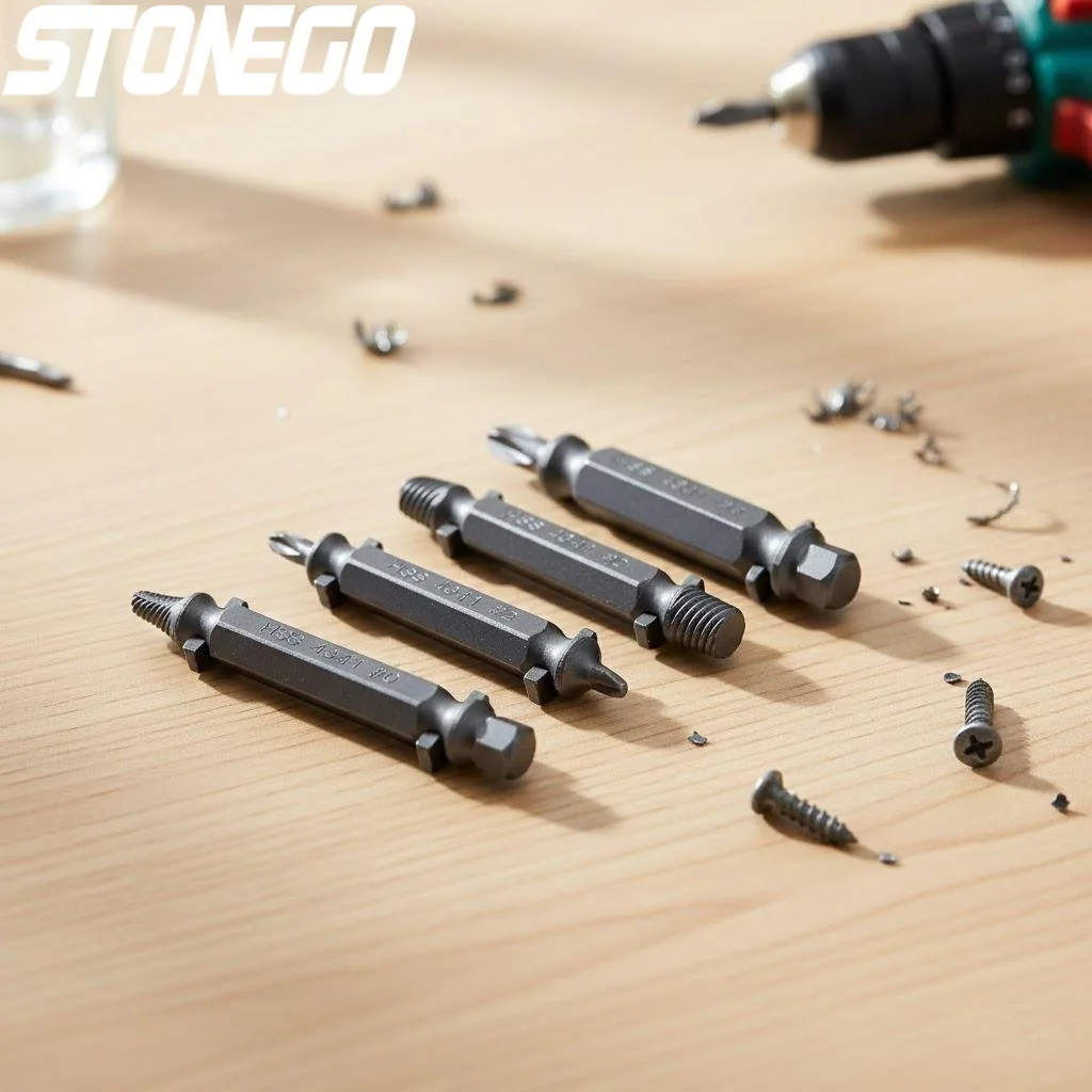 

4PCS 5PCS Screwdriver Bit Repair Tool Double Headed Screw Sliding Teeth Removal Kit Durable Hand Tool Set