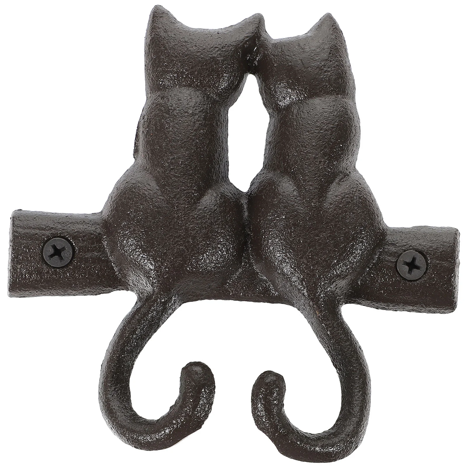 

Metal Cast Iron Hook Office Black Hangers Decorative Hooks for Hanging Towels Retro Style