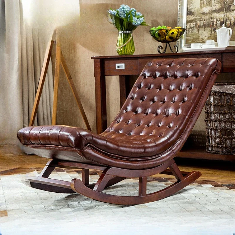 

American bedroom living room balcony free chair single leisure chair