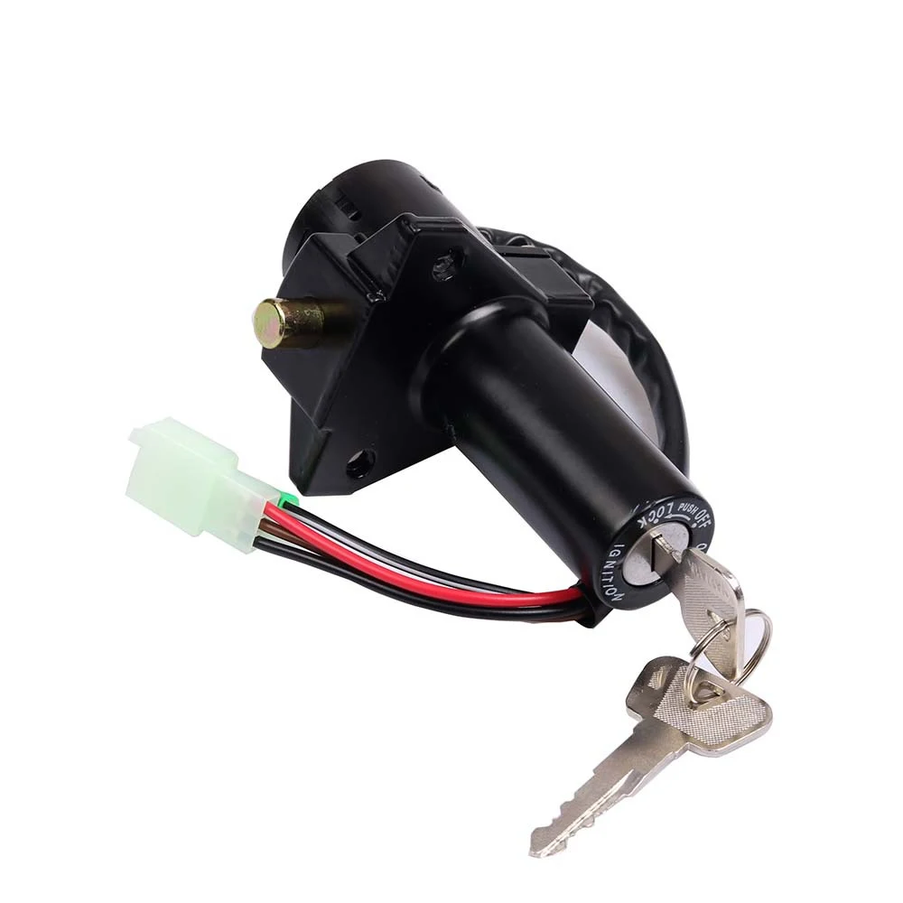 For Yamaha YBR125 YBR 125 Motorcycle Electric Ignition Switch Lock Door Set Gas Tank Cap Seat  Keys (4 Line)