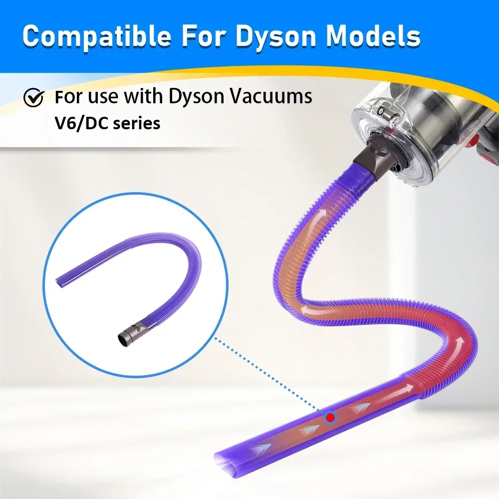 مجفف تنفيس خرطوم مكنسة مرفق ل دايسون V6 DC35 DC44 DC45 DC48 DC52 DC58 DC59 فراغ شق أداة لتنظيف فجوات الزوايا