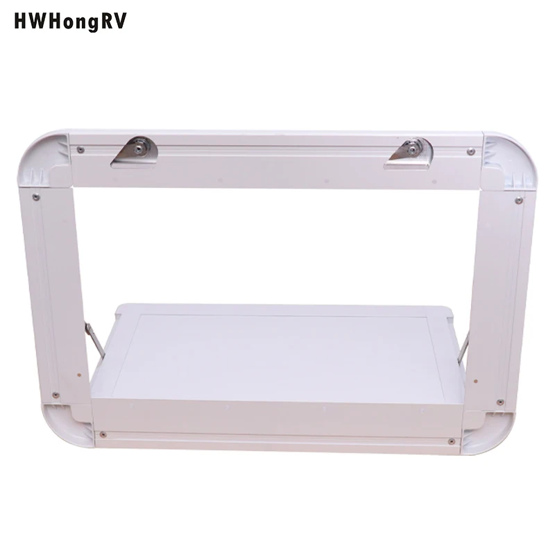 Aluminium Alloy RV Foldable Picnic Table Camper Van Accessory-Wall Mounted Dining Table for Campervan Modified Car Seats