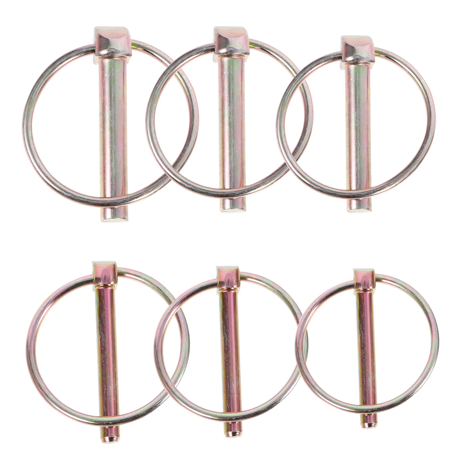 

15Pcs Premium Alloy Pin Heavy Duty Fasteners Spring Loaded for Lawn Trailer Farm Tractor Gear Pin Trailer Hitch Lock