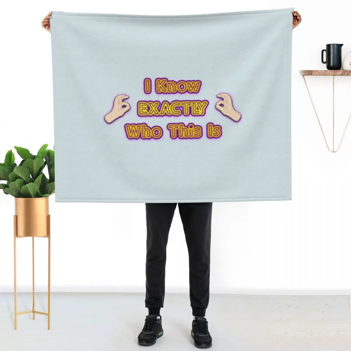 

Exactly Throw Blanket Warm Comfortable Blanket for Office Napping