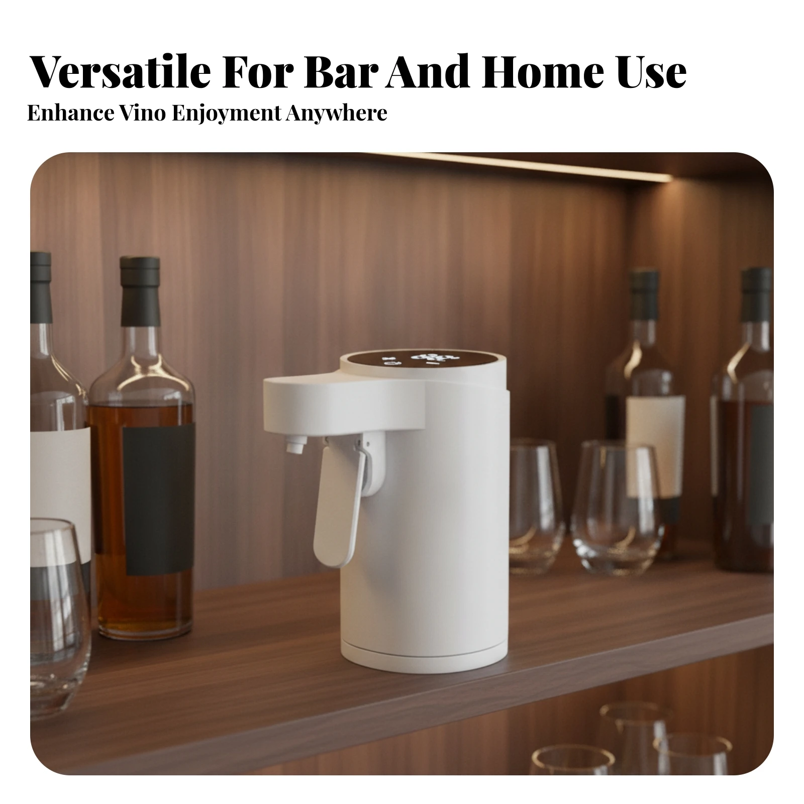 Touch Liquor Dispenser Controlled Dispensing Electric Liquor Dispenser
