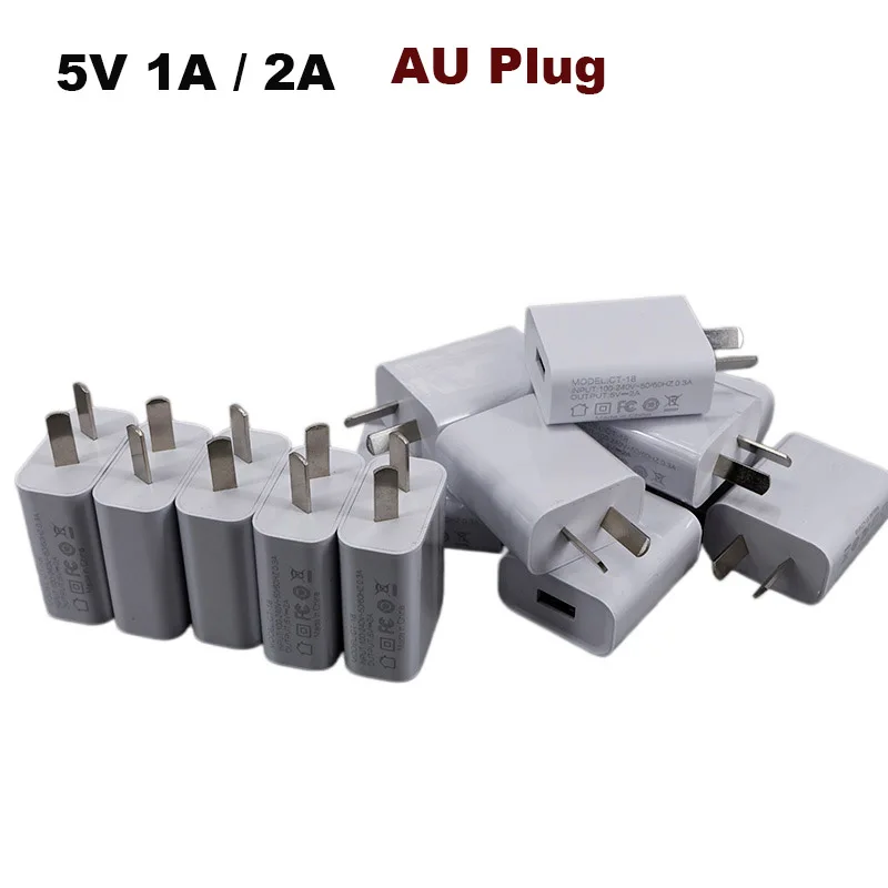 5V 1A 2A  USB Charger Travel Wall Charging Head Phone Adapter Portable US Plug for ip camera strip Mobile Phone Chargers R