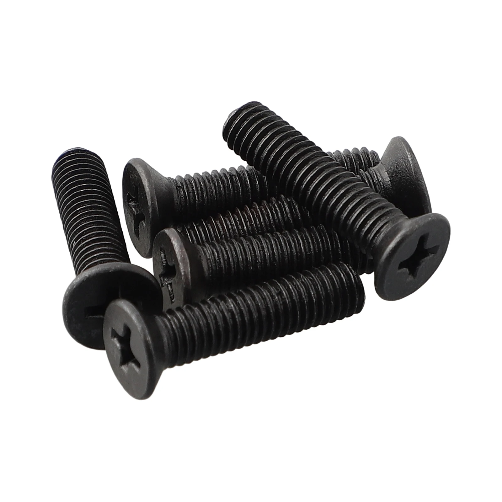 6pcs Metal Left Hand Thread Screws M5 x 22mm and for m6 x 22mm for Secure Mounting of For UNF Drill Chuck Shank Adapters