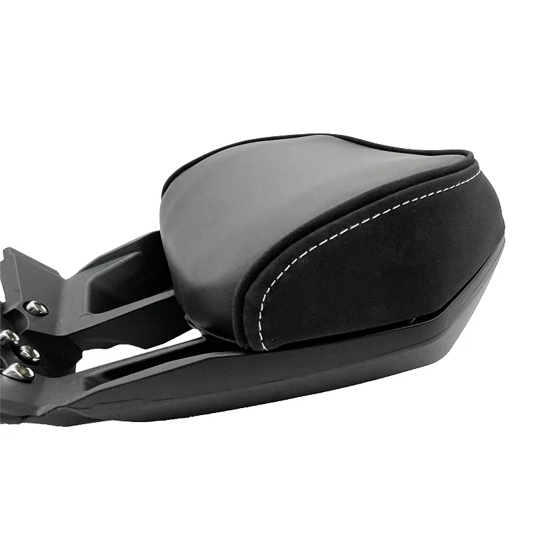 دراجة نارية شريط سيسي خلفي أسود ، مسند ظهر للركاب ، أجهزة تثبيت مسند الظهر ، يصلح لياماها ، XMAX ، 2023-2024Motorcycle #3