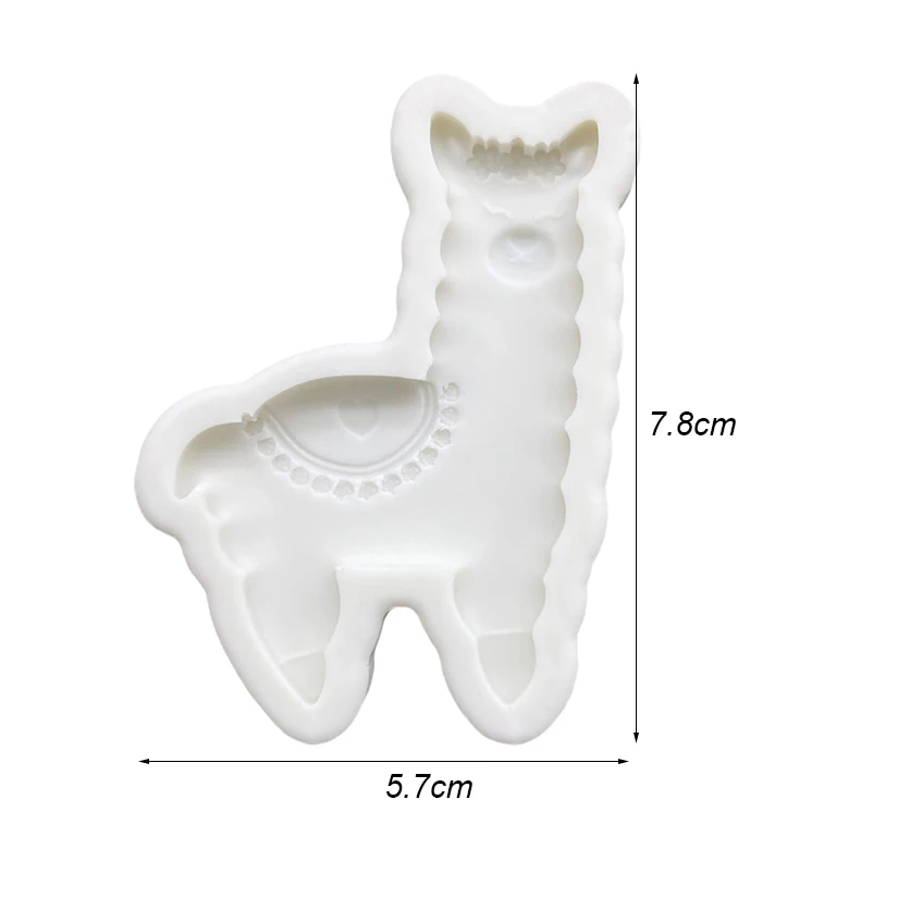 Alpaca Sheep Silicone Sugarcraft Mold Resin Tools Cupcake Baking Mould Fondant Cake Decorating Tools image 3