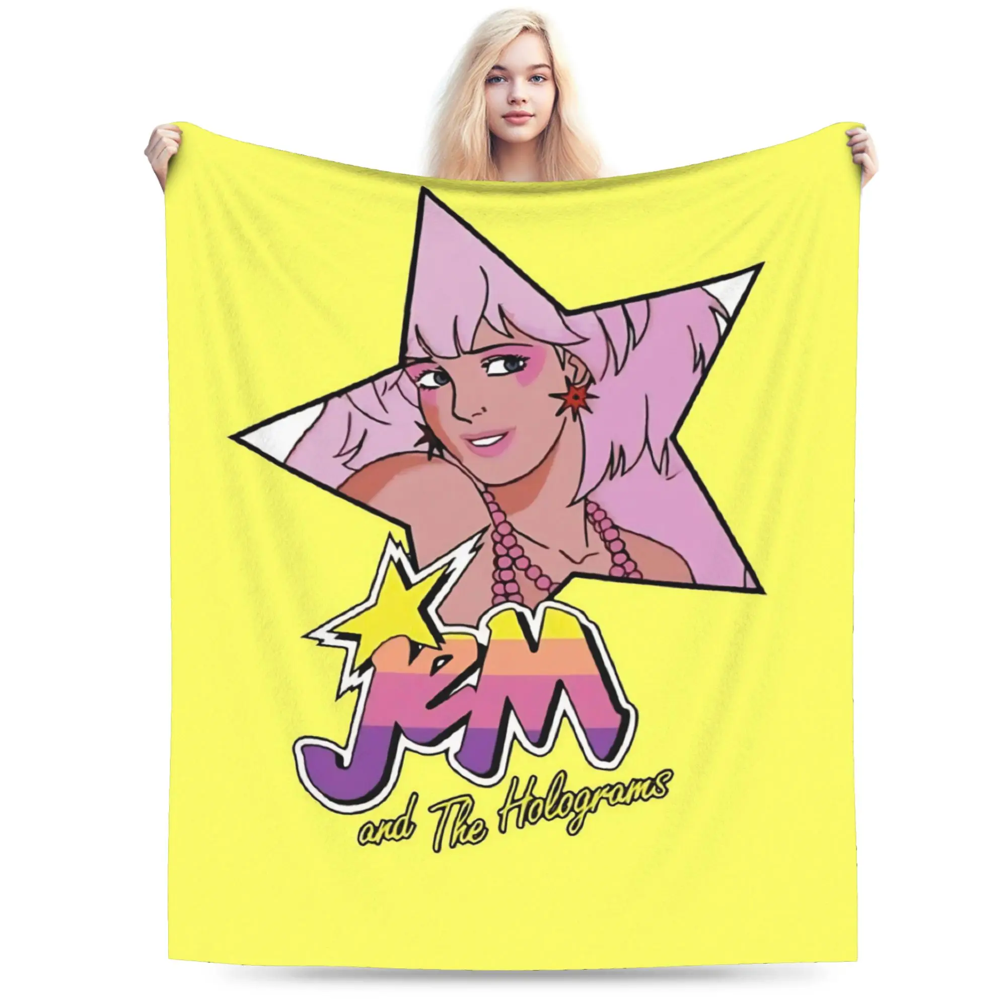 Jem And The Holograms Blanket Multi-size Soft and Lightweight  Throw Blankets for Couch Sofa and Bed
