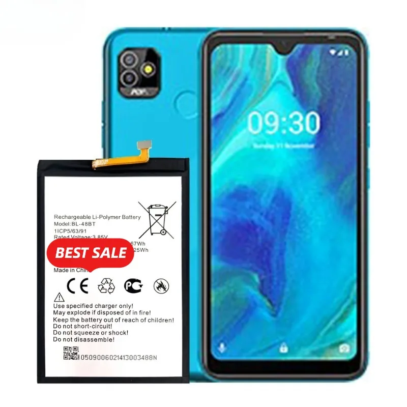 BL-48BT for Tecno Pop 5 Phone Battery 0 cycle high quality high capacity battery replacement Bateria Grade A cell with tools
