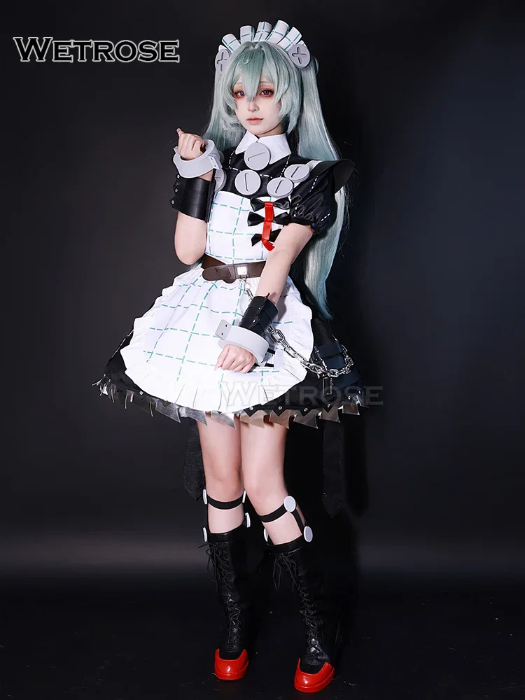 [Wetrose] Corin Wickes cosplay costumes Zenless Zone Zero زي تنكري Zzz zzerless Zone Zero ، مجموعة شعر مستعار كاملة ، مخزون Corin ، ويكس خادمة المعركة ، هالوين ، عيد الميلاد ، متوفر