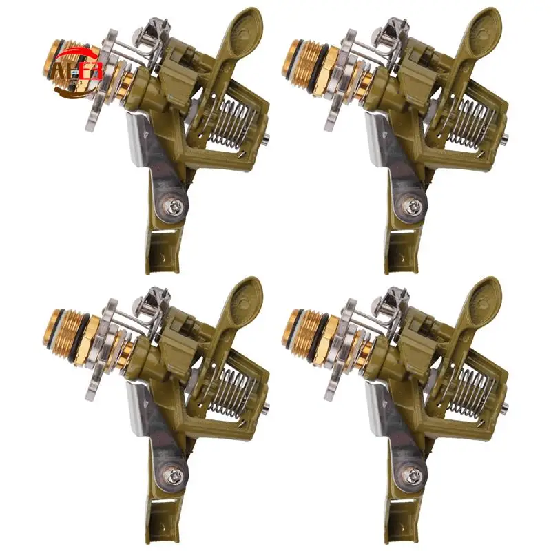 

AEE3-4 шт. 1/2 дюйма сверхмощная ударная спринклерная головка идеально подходит для полива больших садов, спринклеры на конце шланга, инструменты для полива