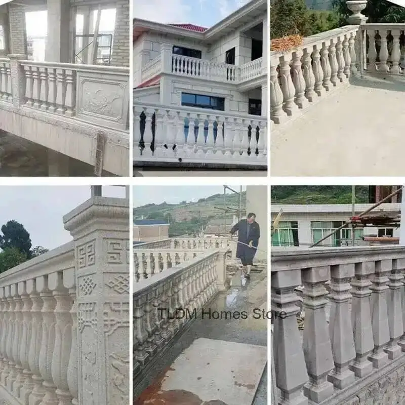 Mold Roman Column Thickened Household ABS Balcony Railing Handrail Vase Column Mold Cast-in-place Fence Column Building Molds