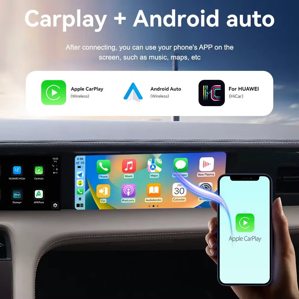 أندرويد لبورشه تايكان 2019-2025 CoPilot الترفيه شاشة مشغل وسائط متعددة اللاسلكية CarPlay راديو السيارة لتحديد المواقع والملاحة S
