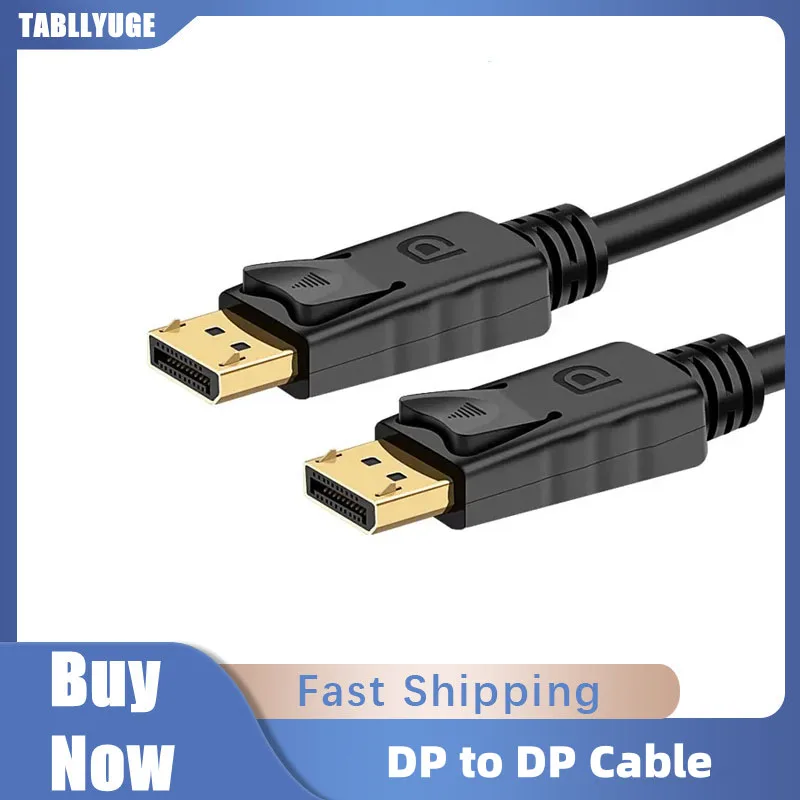 DP to DP Cable Displayport Video Audio Cable Display Port Adapter For Phone TV Box Laptop Video Game DP Cable Display Port