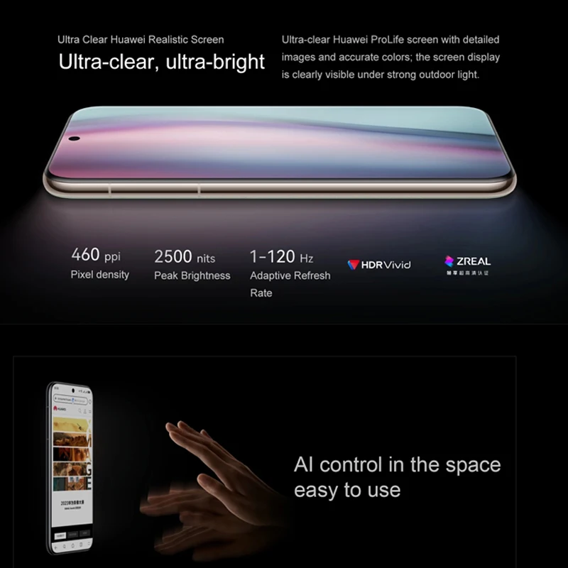 Original Huawei Pura 70 Ultra 5G Mobile Phone 6.8" 120Hz Screen Kirin 9010 HarmonyOS 1-Inch Retractable Main Camera Smartphone