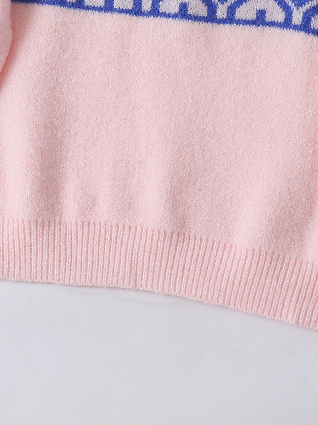 Suéter de Punto Rosa de Manga Larga con Cuello Redondo, Estilo Hoado y Moderno para Otoño, Ropa de Mujer Versátil para el T...
