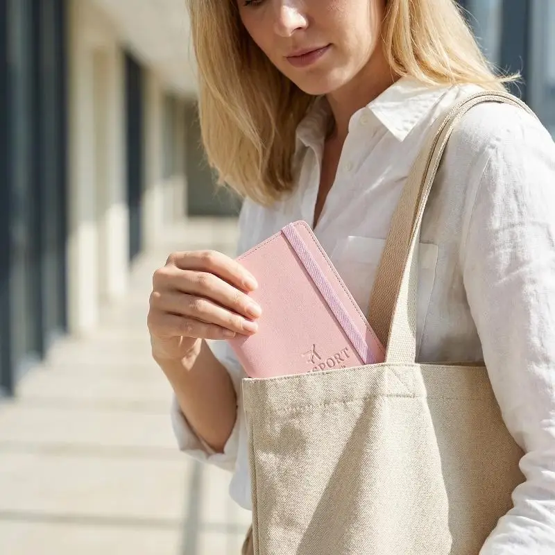 

Waterproof Passport Holder Covers Case Travel PU Leather Credit Card Wallet Cute Passport Book For Women/Men Passport Cover