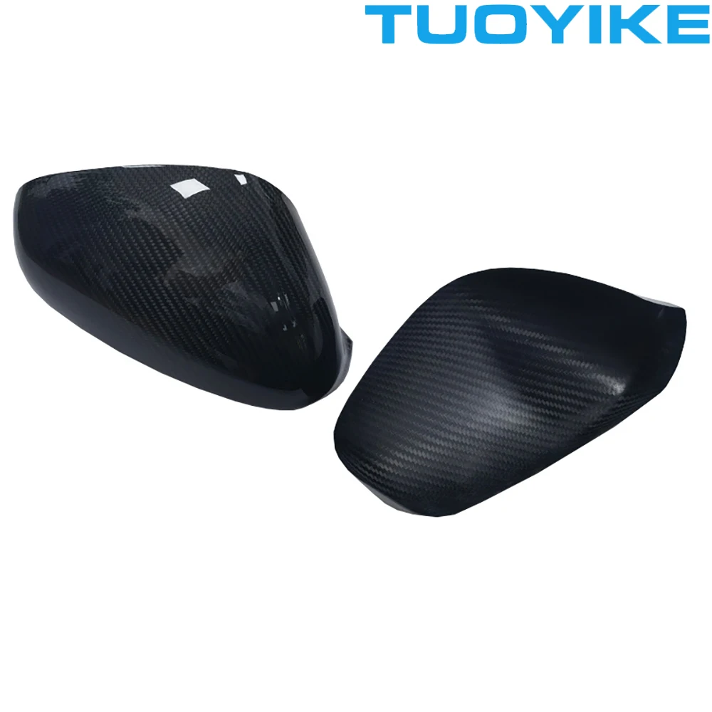 Real Wet Carbon Fiber Side Mirror Cap Cover Frame Trim Decoration Sticker Racing Kit For Maserati GT GTS Gran Turismo 2009-2020