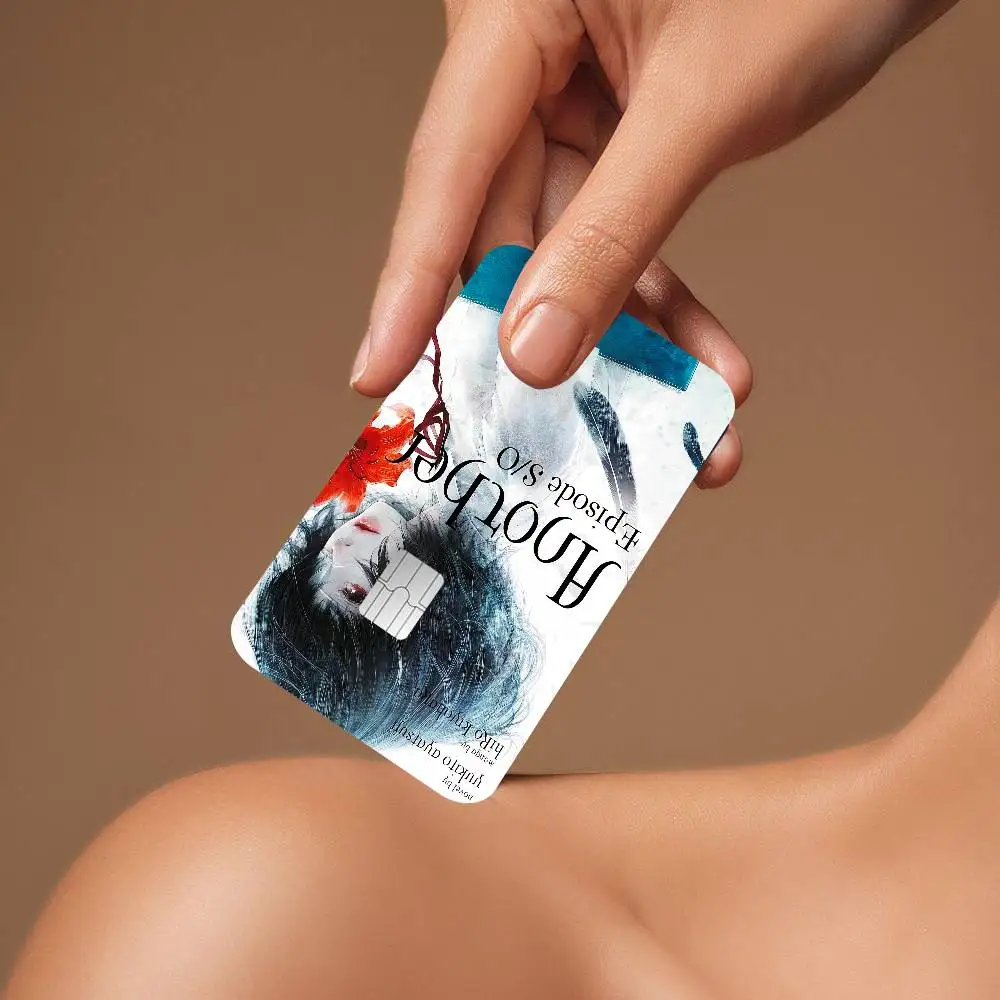 أنيمي A-another خمر أنيمي تنفق أو حفظ مضحك قذيفة على قبالة رقيقة جدا لا تتلاشى ملصق غطاء الجلد فيلم لبطاقة الائتمان الخصم #4