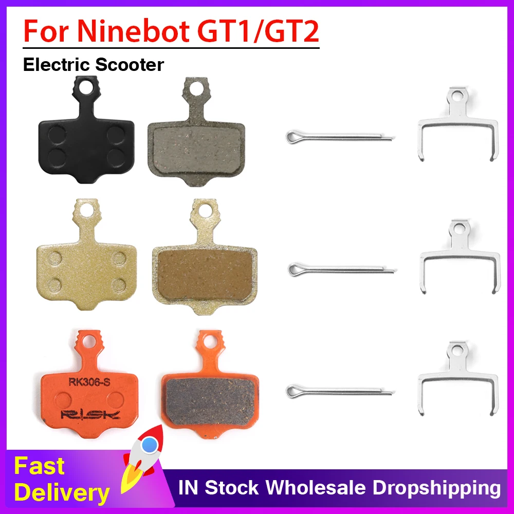 Rear Brake Pads for Segway Ninebot GT1/GT2 Super Powerful Electric Scooter Rear Disc Brake Pad Parts Accessories